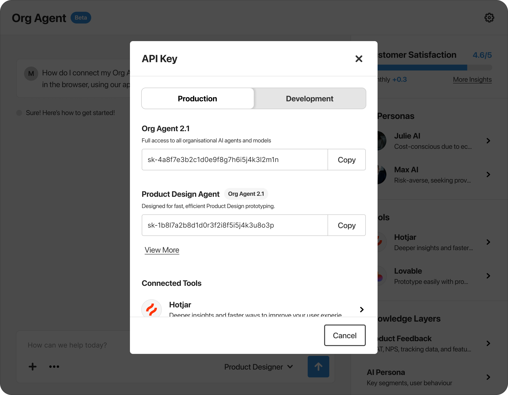 Tool integration
