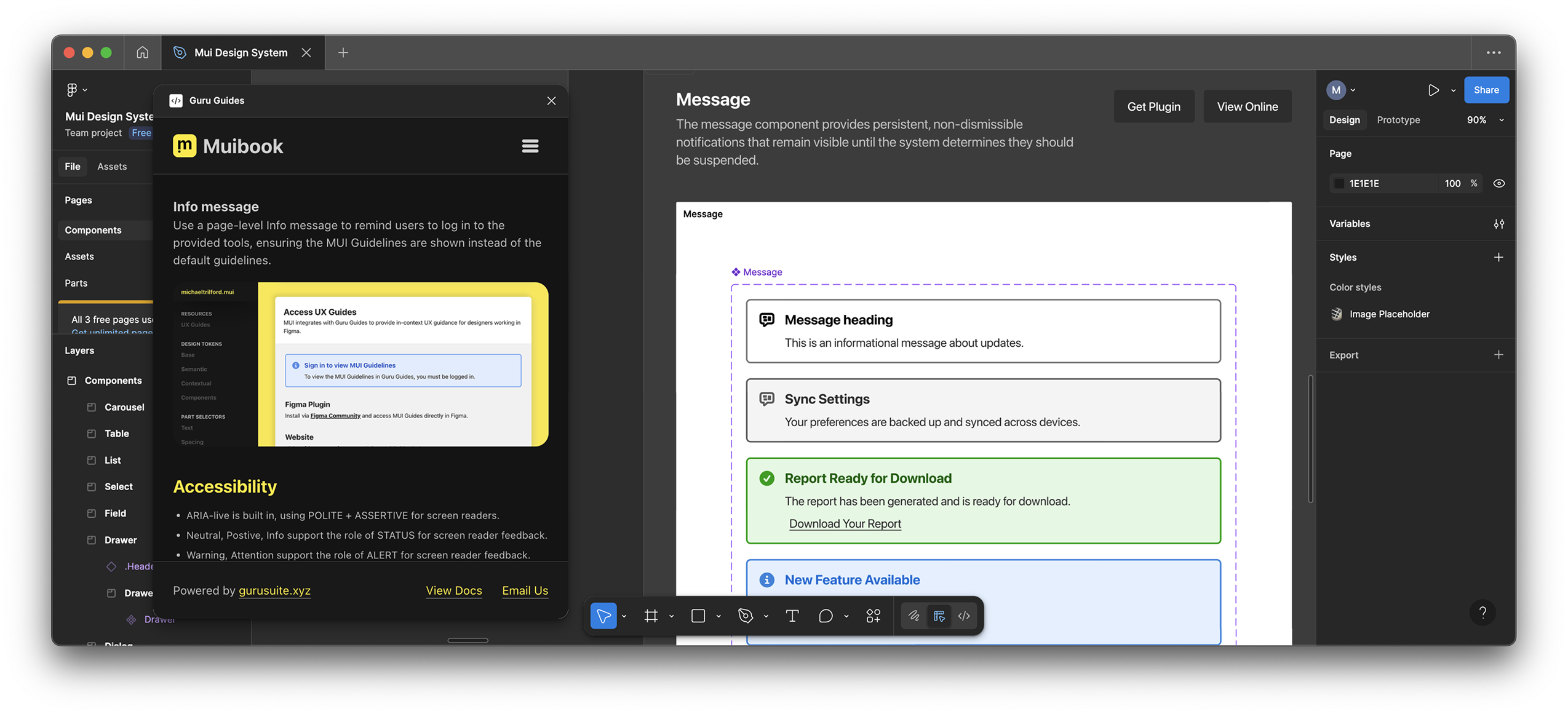 UI Kit & Contextual Guidelines